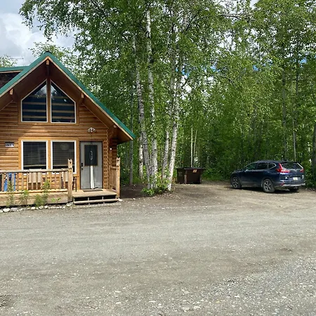 Talkeetna Log Cabin With Hot Tub Unit 1 Extérieur photo