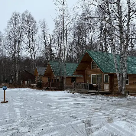 Talkeetna Log Cabin With Hot Tub Unit 1 Extérieur photo